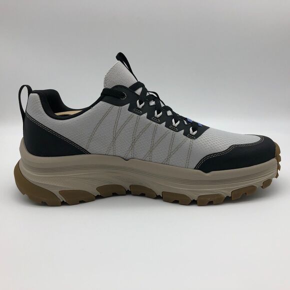 NEW Skechers D'Lux Trekker Toughtwill Mens 10 Gray Athletic Hiking Shoes 237641 - Picture 11 of 13